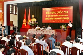 Scene at the seminar. Photo: VNA