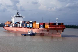 Northern Genius ship of Nippon Yusen Kaisha (Japan) harbors at Ho Chi Minh City's Saigon Premier Container Terminal (SPCT) (Photo: VNA)