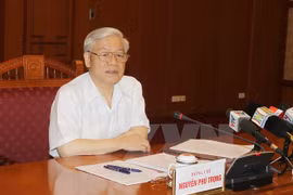 Party General Secretary Nguyen Phu Trong has called for more efforts to combat corruption (Photo:VNA)