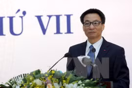Deputy PM Vu Duc Dam at the conference (Photo:VNA)