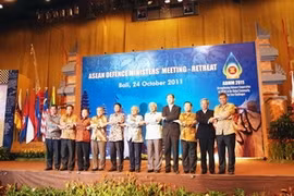 Heads of delegations at the meeting (Source:VNA)