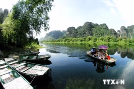Trang An has become a tourist hotspot in northern Vietnam (Photo: VNA)