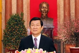 President Truong Tan Sang pays Tet visit (Source: VNA)