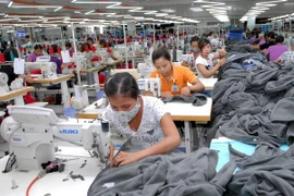 A Singapore-invested apparel factory in Vietnam (Photo: VNA)