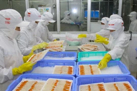 Processing aquaticultural products (Photo: VNA)