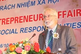 Robin Rickard, British Council’s Director for Vietnam speaks at the conference (Source: VNA)