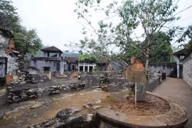 To Hieu peach tree and guarding tower at Son La prison. (Photo: VNA)