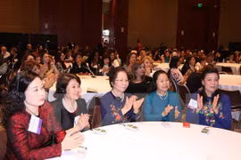 Vice President Nguyen Thi Doan (centre) at the event (Photo: VNA)