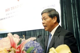 Minister of Natural Resources and Environment Nguyen Minh Quang (Photo: VNA)