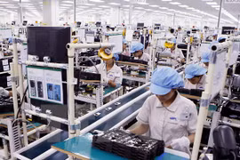 Mobile phone spare parts are the biggest export products of Vietnam to Brazil (Photo: VNA) 