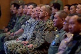 US and Thai troops at the opening ceremony of Cobra Gold. Photo: AFP 