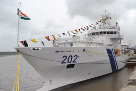Ship Samudra Paheredar of the Indian Coast Guard (Source: safety4sea.com)