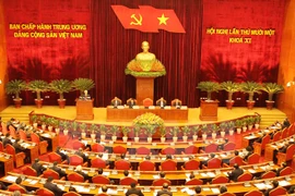 The 11th plenary session of the 11th Party Central Committee will last until May 7. Photo: VNA
