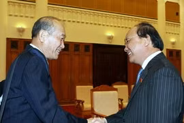 Deputy Prime Minister Nguyen Xuan Phuc and Yoshihiko Nagasaki (Source: VNA)
