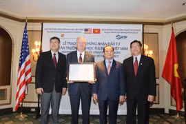 The Fulbright University Vietnam project received its investment certificate on July 10. (Photo: VNA)
