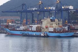 Maersk Nicolai, with a capacity of 2,274 24-foot containers (TEU), is the first feeder vessel owned by Maersk Line. (Photo: citinews)