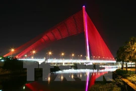 Tran Thi Ly bridge in Da Nang (Photo: VNA)