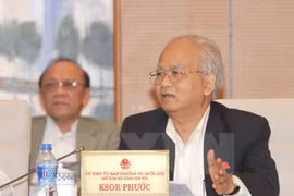 Chairman of the NA Council of Ethnic Affairs Ksor Phuoc (Photo: VNA)