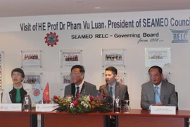 Education Minister Pham Vu Luan at the SEAMEO 47. (Photo: VNA)