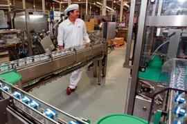 Inside a factory of Vietnamese dairy product maker TH Milk. (Photo: nhandan.com.vn) 
