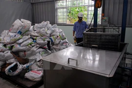 A metal-laden waste treatment facility (Photo: VNA)