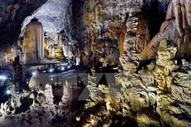 Thien Duong cave in the Phong Nha-Ke Bang National Park of Quang Binh (Photo: VNA)