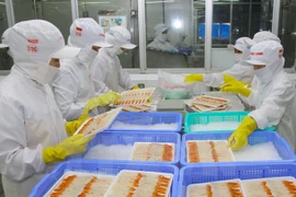 Processing export seafood. Photo: VNA