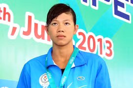 17-year-old star swimmer Nguyen Thi Anh Vien. (Source: VNA)