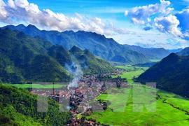 Magnificent scenery in Mai Chau, Hoa Binh (Photo: VNA)