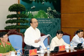 Deputy Prime Minister Nguyen Xuan Phuc speaks at the event (Photo: VNA)