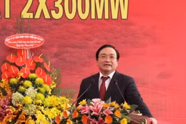 Deputy PM Hoang Trung Hai at the ground-breaking ceremony (Photo: VNA0