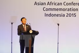 State President Truong Tan Sang speaks at the first plenary session of the conference (Photo: VNA)