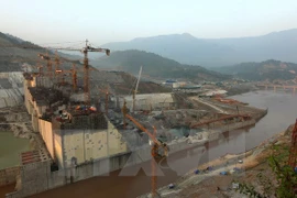 Construction on the 1,200MW Lai Chau hydropower plant began in early 2011 (Photo: VNA)