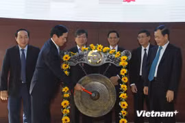 Pham Viet Thanh, Chairman of the Vietnam Airline Council of Members announced the IPO (Photo:VNA)