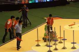 The Lac Hong University Robocon team (Illustrative image. Source: VNA) 