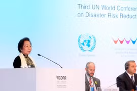 Vice President Nguyen Thi Doan speaks at the event (Photo: VNA)