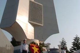 Monument of unnumbered ship wharf in Do Son, Hai Phong (Source: VNA)
