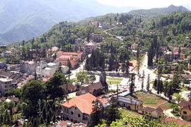 An overview of Sa Pa in the northern province of Lao Cai (Photo: VNA)