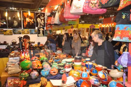 Vietnamese handicrafts displayed at an international trade fair in Italy (Photo: VNA)