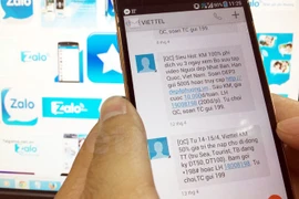 Spam messages bother mobile users (Photo: VNA)