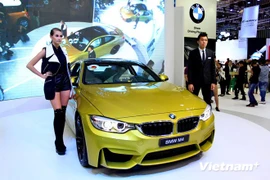 At the Vietnam Motor Show 2014 (Photo: VietnamPlus)