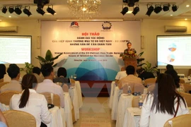 Scene at the workshop. Photo: VNA