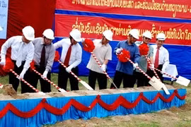 The ground-breaking ceremony of the President Ho Chi Minh memorial complex. Photo: VNA