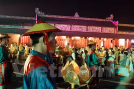 A festival night held in Hue Imperial Citadel. (Photo: Vietnamplus)