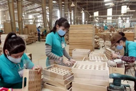 A wood product factory in southern Binh Duong province (Photo: VNA)