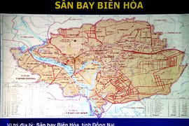 A map of Bien Hoa Airport