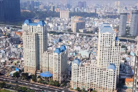 An apartment complex in Binh Thanh district, HCM City. (Photo: VNA)