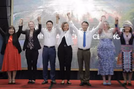 Delegates at the launching ceremony. (Photo: VNA)