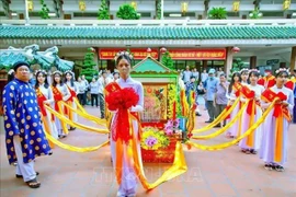 The Ba Chua Xu (Holy Mother of the Realm) Festival on Mount Sam in the Mekong Delta province of An Giang. (Photo: VNA)