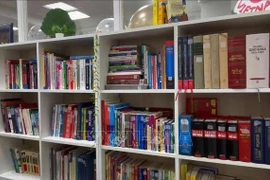 The library houses around 1,200 book titles across various fields (Photo: VNA)